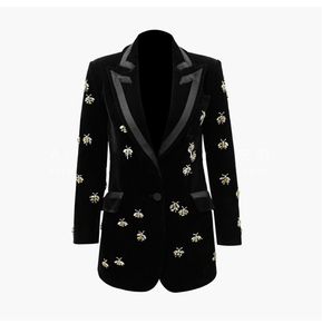 504 XXXL 2019 летнее брендовое однотонное пальто с длинным рукавом и v-образным вырезом на пуговицах, однотонные блейзеры, роскошная женская одежда SANMUSEN