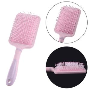 12pcs/lot Hair Comb Healthy Detangling Massage Brush Hairbrush Comb Wet/Dry Scalp Plastic Airbag Combs Wheat Straw Plastic comb Free Ship