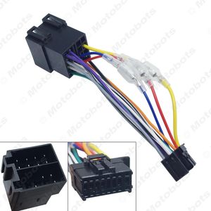 2020 Car Stereo Radio ISO 16 Pin PI100 Wire Harness ... car stereo wiring harness for 2003 volkswagen pat 