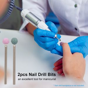 Wiertła do paznokci Pedicure Manicure Ball Head Kamienny Frezowanie Frezarki Pliki Nails Narzędzia do paznokci Obrotowy Burr Cutlip Clean Polish Machine