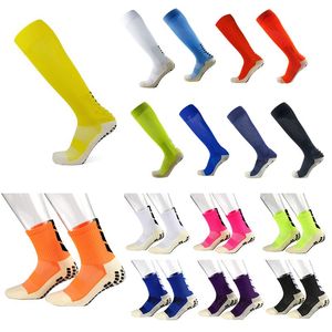 Men Unisex Thickened Cushion Towel Non-Slip Sport Long/Short Over Ankle Socks With Rubber Grips For Soccer Basketball