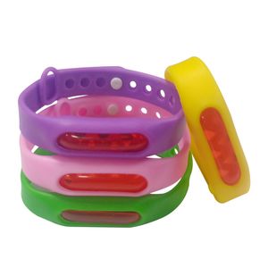 Kids Mosquito Repellent Armband Växt Oljekapsel Pestkontroll Insect Killer Silikon Wristband