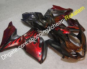 For Suzuki Fairing GSX-R1000 GSXR1000 GSX R1000 1000 K9 2009 2010 2011 2012 2013 2014 2015 2016 Red Flame Fairings (Injection molding)