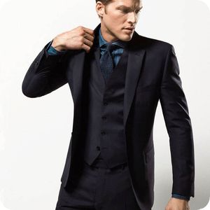 黒人男性スーツ新郎身に着いているフォーマルなビジネス結婚式のタキシード最高の男ビジネスブレザー3ピース最新のコートパンツデザイン衣装ホム男衣装
