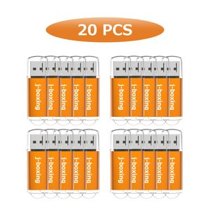 Bulk 20pcs Rectangle 4GB USB 2.0 Flash Drives Flash Pen Drive High Speed Memory Stick Thumb Storage for Computer Laptop Tablet Multicolor