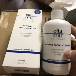 DHL Livre Elta MD Espumante Limpadores Faciais Cleanser Skincare Senstividade - Free Ph-Balanced Oil-Free Rosto Cream 207ml em estoque