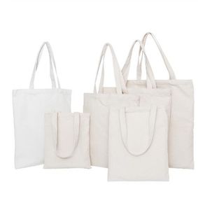 Canvas Tote Bag Grocery Daily Use Reusable Cotton Shopping Bag Student DIY Canvas Handbags Travel Casual Shopping Bags