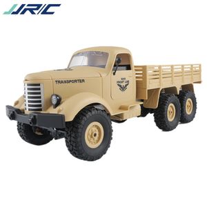 JJRC Q60 Q61 Controle Remoto 1/16 6WD Off-Road Truck Truck Brinquedo, Metal C Viga, Diferencial Plano Inclinado, Luzes LED, Garoto presente de Natal