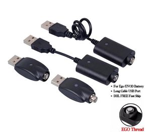 EGO 510 Ładowarka USB Elektroniczne Papierosowe ładowarki Bezprzewodowe Ładowarki Kabel do 510 Wątek EGO T C Evod Twist Vision Spinner 2 3 Mini bateria