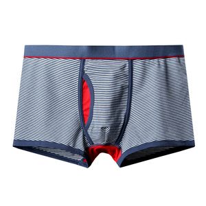 6pcs / lot 새로운 망 상자 반바지 남자 속옷 목화 XXXL 짧은 팬티 복서 반바지 남성 복서 부츠 큰 속옷 트렁크 RH0917