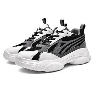 Fashion Leather women mens running shoes 3M Reflective Black White Grey sports trainers designer sneakers Homemade brand Made in China