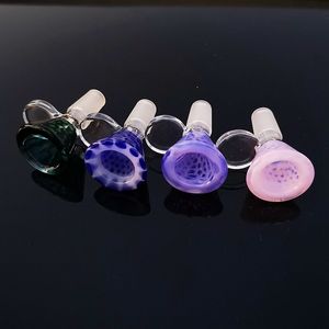 Colorfed Glass Bowl 14mm Male Joint Heady Glass Bowls Oil Dab Rigs Dab Smoke Accessory For Water Pipes Smoking Accessories