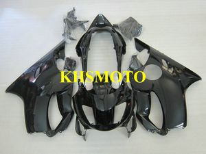 ホンダCBR600F4 99 00 CBR600 F4 1999 2000 ABSすべて光沢のあるブラックフェアリングセット+ギフトHJ16のための最高評価の注射金型フェアリングキット