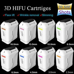 Acessórios Peças 3D Hifu Uso Doméstico Hifu Aperto de Pele Alta Intensidade Focada Ultrassom Face Lift 20500 Tiros Com 8 Cartuchos