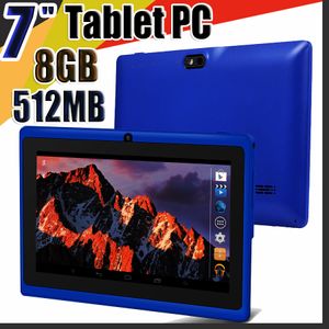 Wholesale tablet flash camera for sale - Group buy 848 Allwinner A33 Quad Core Q88 Tablet PC Dual Camera quot inch capacitive screen Android MB GB Wifi Google play store flash C PB