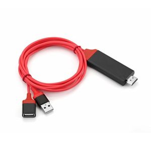 Plugues Hdmi venda por atacado-HDMI PLUG cabo AND PLAY HDMI HDTV AV Adapter Digital AV Cable P Telefone para TV USB Para Tipo C Micro