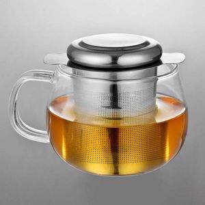 Wholesale stainless coffee filter for sale - Group buy Fine Mesh Tea Tools Strainer Lid Coffee Filters Reusable Stainless Steel Infusers Basket Handles cm LXL471 A