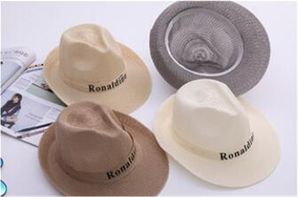 DHL Summer Sun Hats For women man Panama Hat straw beach hat fashion UV sun Peotection travel cap