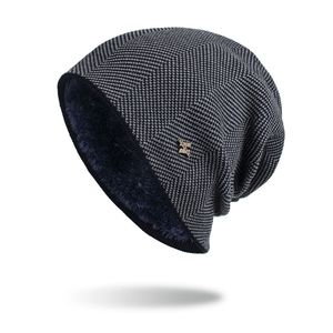 New Hat Moda Inverno H Mark malha de lã Hat Gorros Bonnet Crânio Caps quentes ao ar livre Chapéus 5 cores