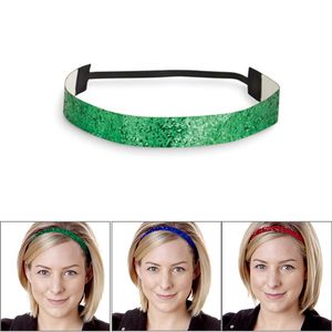 2020 Glitter headbands para menina softball headbands faísca banda 3/4