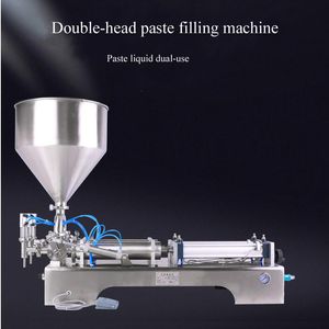 multi-functional paste filling machine for cream chili sauce tomato butter peanut butter olive oil pneumatic filling machine