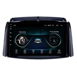 Android HD pekskärm 9 tums bilvideohuvudenhet för 2009-2016 Renault Koleos Bluetooth GPS Navigation Radio med AUX Support OBD281S