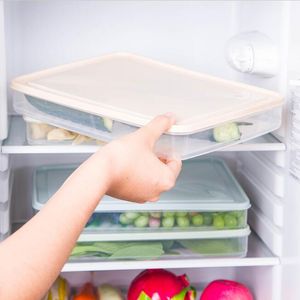 冷蔵庫収納箱プラスチック冷凍庫フリッジスペースセーバーフルーツフルーツ野菜コンテナオーガナイザーキッチン収納ボックス