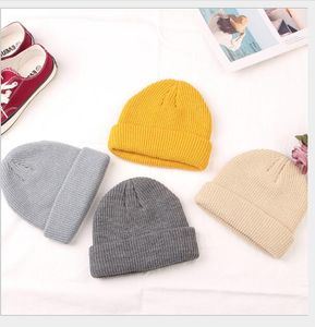 Cold hat man winter warm cap Korean version of the street knitting wool cap melon leather hat outdoor tide hat wholesale WY1231