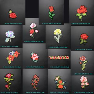 1PCS Beautiful Flowers Embroidery Patches for Clothing Bags DIY Iron on Transfer Applique Patch for Garment Jeans Sew on Embroidery Badge