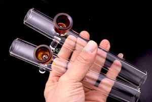 Wholesale steamroller for sale - Group buy large clear inch thick heady pyrex glass Steamroller pipe Hand glass tobacco pipe for smoking dry herb with Snow Flake screen