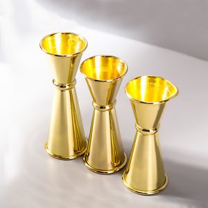 60ml Stainless Steel Measure Cup Bar Tools Cocktail Shaker Dual Shot Drink Spirit Measuring Cups Jigger With Graduated Tool DBC BH3207