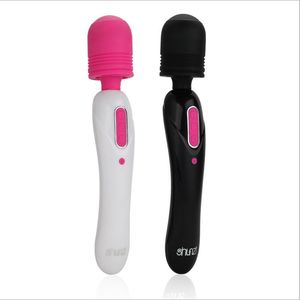 LILO Rechargeable Magic Wand Powerful Body Massager Clitoral Vibrator AV Vibrators Adult Sex Toys for Couples Sex Products MX191217