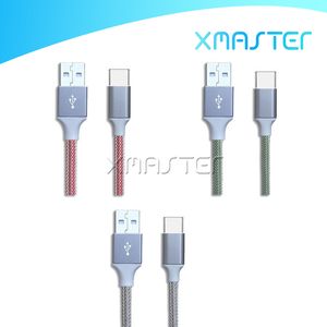 2A USB Typ C Ładowarka High Speed Cord Ryba Jedwabna Pleciona Projekt Szybki ładowanie Linia danych dla Samsung Galaxy Note Plus XMaster