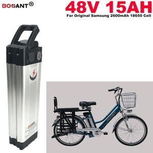 bicicleta 48V 15Ah elétrica da bateria de lítio para Bafang 250W 450W 800W 1200W Motor + 2A Carregador eBike bateria de lítio 48v frete grátis