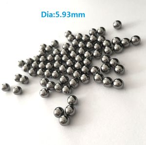 1 kg/lotto sfera in acciaio di alta qualità Dia 5.93mm sfere in acciaio ad alto tenore di carbonio cuscinetto precisione G100 diametro 5.93mm