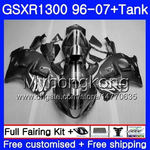 + Tank för Suzuki GSXR-1300 GSXR1300 96 97 98 99 00 01 Silvery Gray 333HM.94 Hayabusa GSXR 1300 1996 1997 1998 1999 2000 2001 2007 FAIENINGS