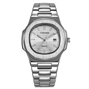Fashion Watches Mens Alloy case Alloy strap Quartz watch Business Clock Men Sports Leisure Gifts Wristwatch mens watch