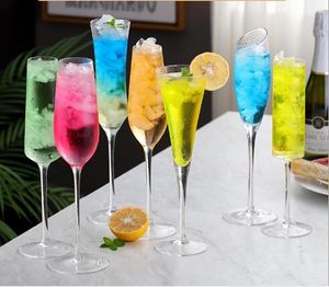 Crystal Wine glass Cocktail Champagne Cup European household sparkling Bar Cups