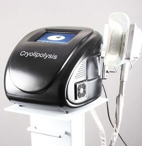 Tragbare Kryolipolyse / CRYO6S Einfrieren von Fett, Kryo-Gewichtsverlust, Körperschlankheits-Schönheitsmaschine mit einem Kryolipolyse-Arbeitsgriff, 3 Größenspitzen