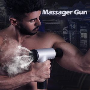 Massageador Gun, Handheld sem fio potentes Muscle Chargable Deep Tissue Massageador armas para Atleta recuperação muscular