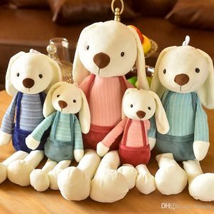 Lovely plush toy long ears rabbit dolls Stuffed Animals Children toys Couples hold pillow Christmas gift wholesale