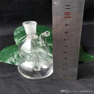 Kleine Kürbis hängen Shisha Glass Bongs Accessoires Glas Rauchrohre farbenfrohe Mini Multi-Farben Handrohre Bester Löffel Glas