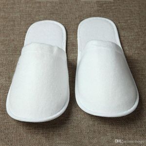 Partihandel Travel Hotel Spa Anti-Slip Disposable Tofflor Hem Gästskor Multi-färger Andningsbara Sjuka Engångs Slippers DH0606