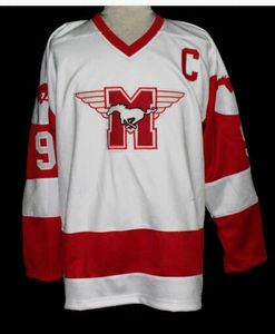 Custom Men Youth women Vintage #9 YOUNGBLOOD MOVIE Patrick Swayze DEREK SUTTON HAMILT Hockey Jersey Size S-5XL or custom any name or number