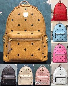 Moda Backpack Rucksack Bags da escola para adolescentes Candy Color Men e feminino Bolsas de viagem de ombro duplo e mochilas grandes