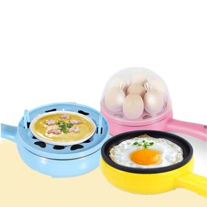 Mini multifuncional mini ovo omelete panquecas elétrica bife frito frigideira antiaderente ovos cozidos vaporizador
