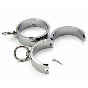 Metal Circular Tornozelo s Bondage Restraint Mão Escravo BDSM Brinquedos Sexuais Para Casal Adulto Jogos de brinquedos eróticos C18112701