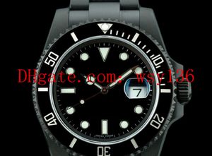 Luxury Topselling Men's Date Watch Black 116610 Stainless Steel PVD 40mm Mechanical Automatic Movement Mens Watches