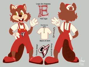Custom Fox Beaver Mascot Kostym Vuxen Storlek Gratis frakt Lägg till en logotyp