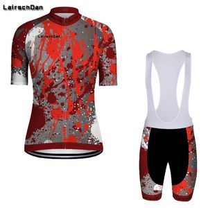 SPTGRVO LairschDan Pro Women Cycling Clothing MTB Bike Jersey Short Set Bicycle Top Bottom Padded Female Racing Bike Cycling Kit